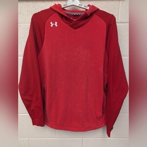 Under Armour Red Pullover Sweatshirt
